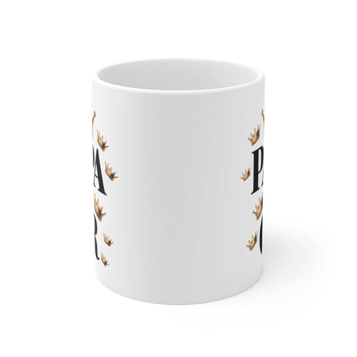 Mug Papa en Or – Tasse Céramique 325 ml – Cadeau Fête des Pères Anniversaire
