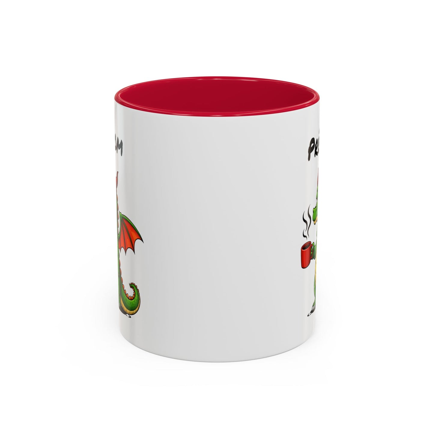 Mug Dragon Personnalisable 325ml – Tasse Café Humour Fatigue Matin Drôle Cadeau