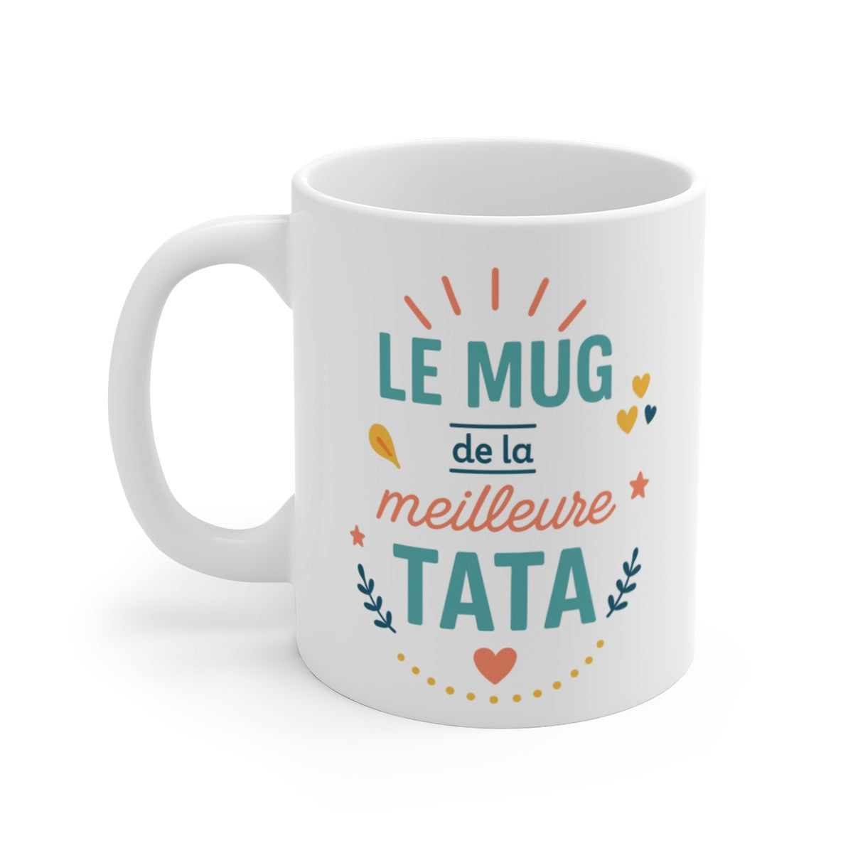 Mug de la Meilleure Tata – Tasse Céramique 325 ml – Cadeau Original Anniversaire Fête
