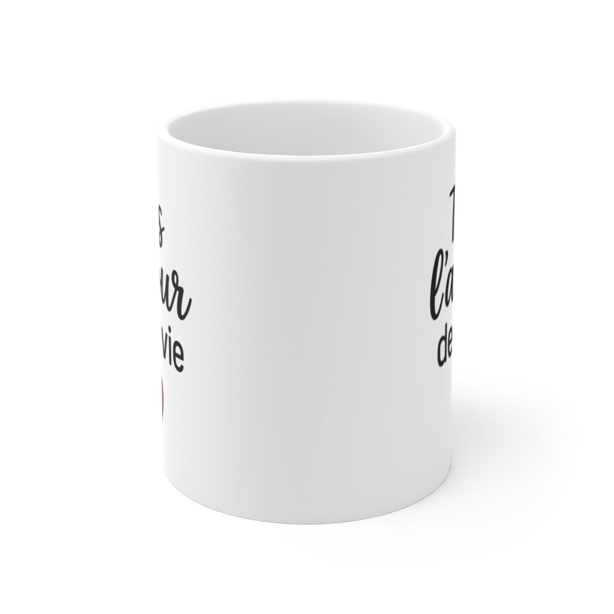 Mug Tu es l’Amour de ma Vie – Tasse Céramique 325 ml – Cadeau Romantique Saint-Valentin