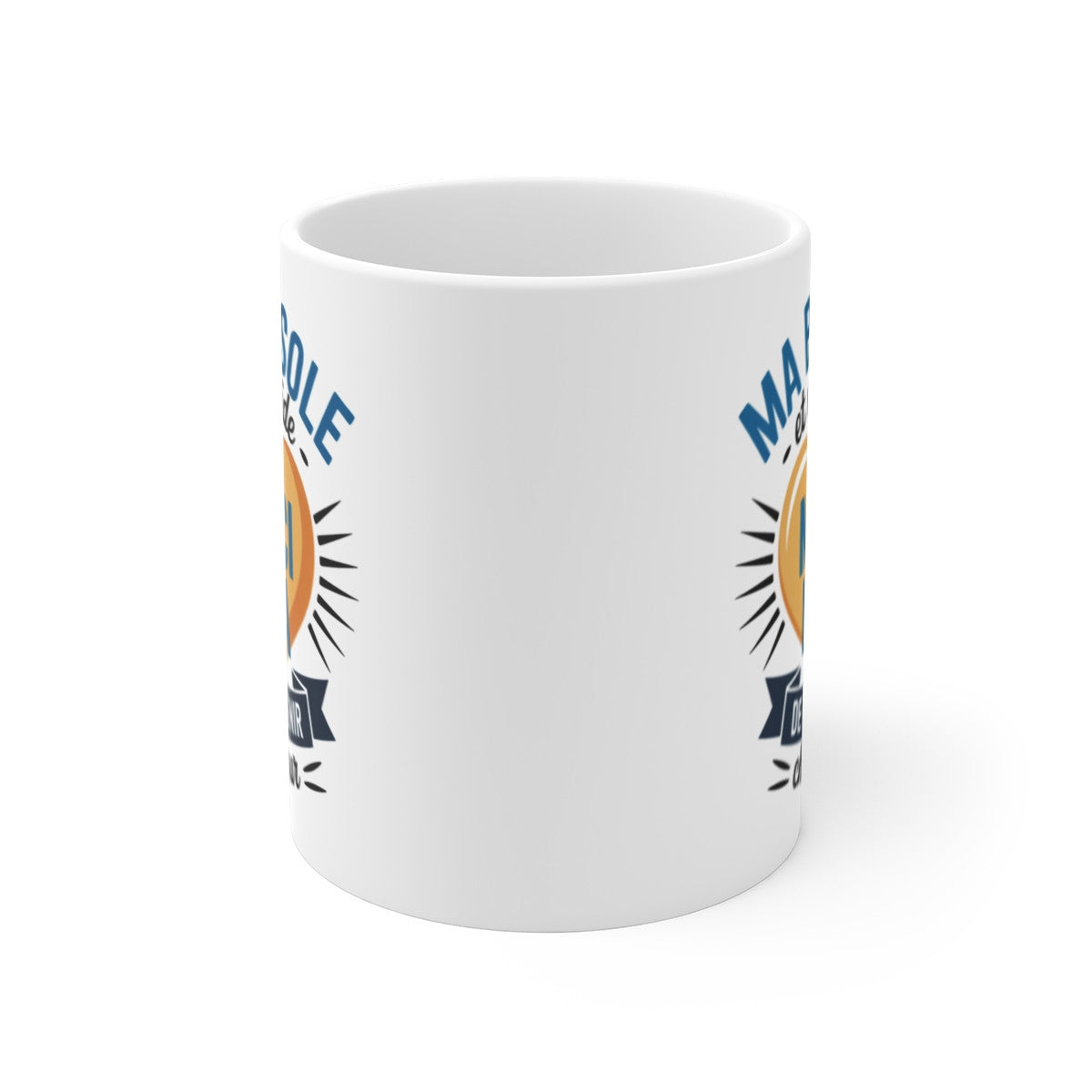 Tasse Céramique 325 ml Ma Boussole et Mon Guide Merci Papa – Mug Cadeau Fête des Pères