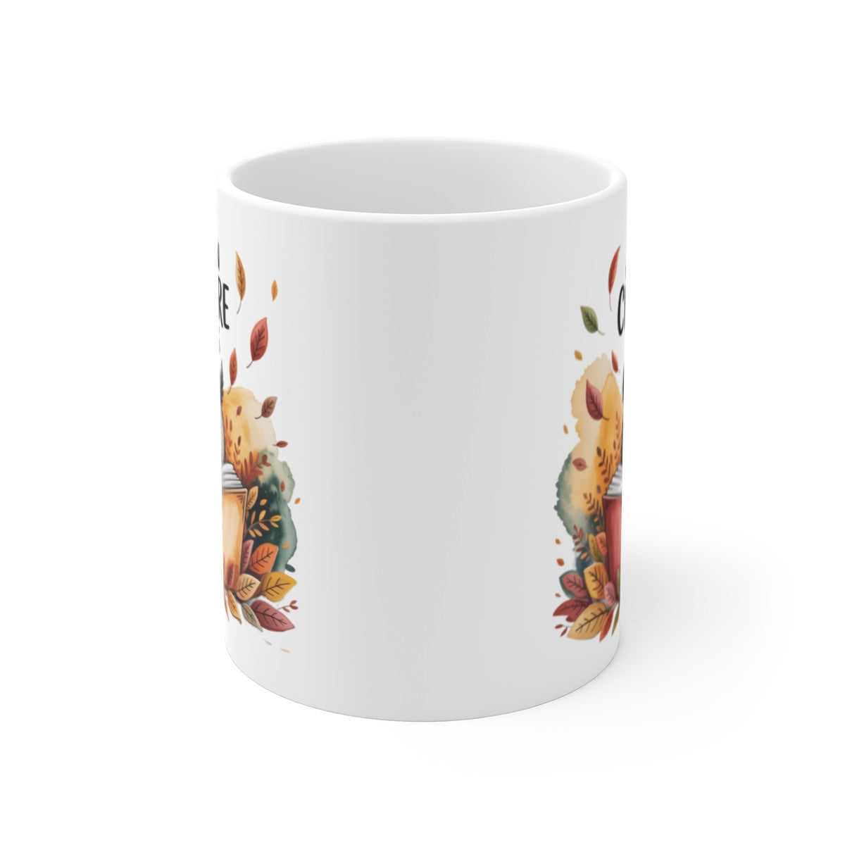Tasse Céramique 325 ml Juste un Chapitre de Plus – Mug Hibou Lecteur Livre Automne