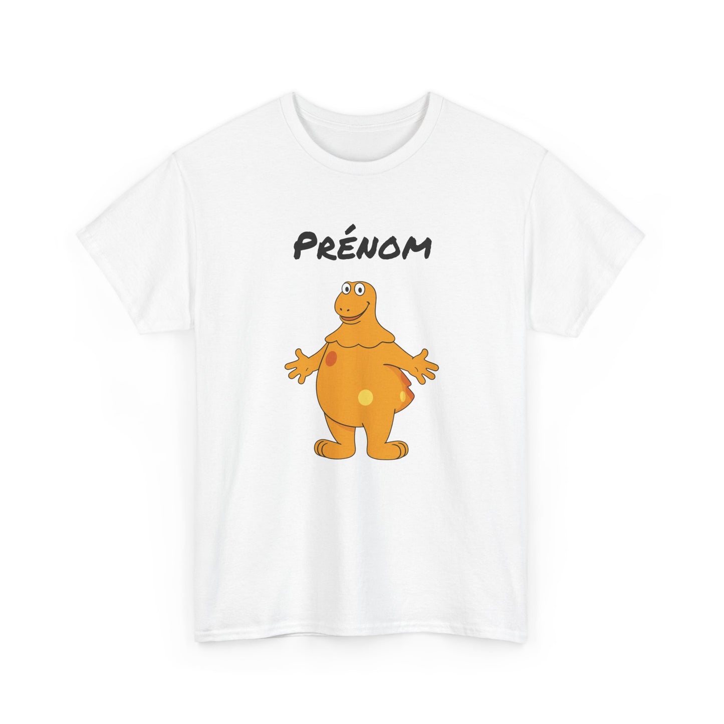 T-Shirt Casimir Personnalisé avec Prénom – Design Cartoon Vintage Nostalgie – Tee Shirt Adulte Fun