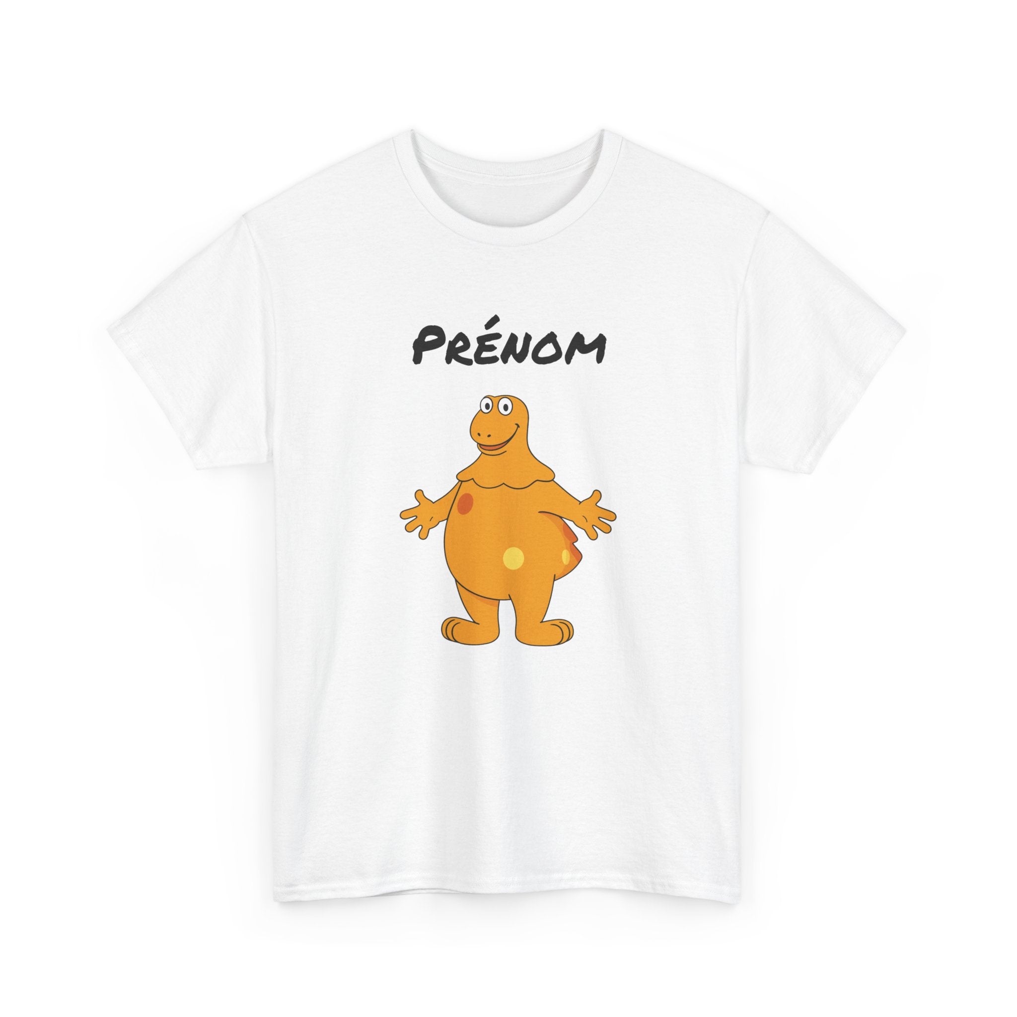 T-Shirt Casimir Personnalisé avec Prénom – Design Cartoon Vintage Nostalgie – Tee Shirt Adulte Fun