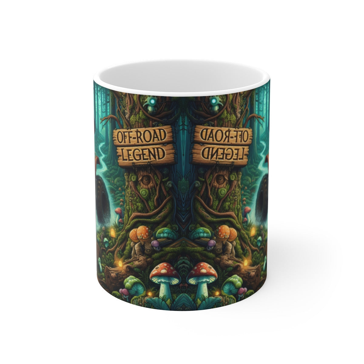 Mug céramique 325 ml – Gorille Off-Road Legend – Tasse Quad Aventure Forêt Fantastique