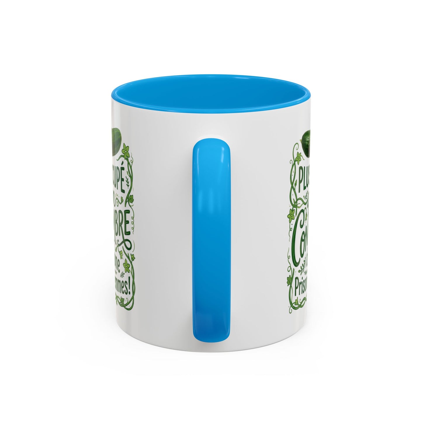 Tasse Humour Concombre 325ml – Mug Céramique Citation Drôle Jardin Légume Cadeau Original