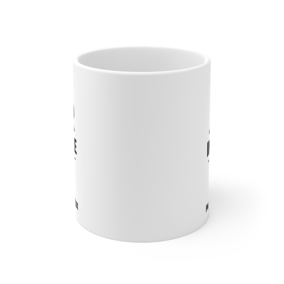Mug humour chat yoga – Tasse céramique 325 ml – “Inspire et expire par où tu peux” – Cadeau drôle pour amoureux des chats