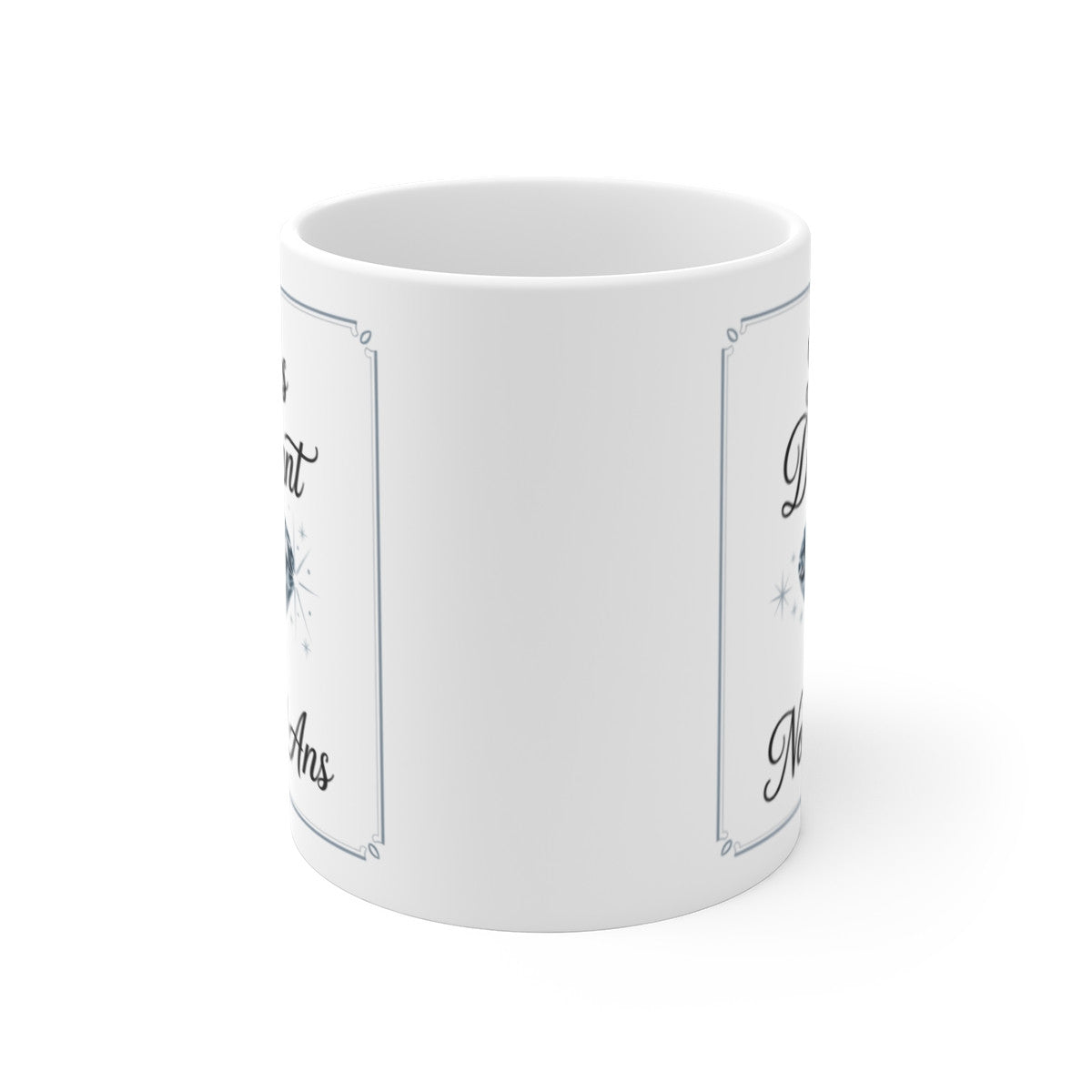 Mug Noces de Diamant – 60 Ans de Mariage – Tasse Céramique 325 ml – Cadeau Anniversaire de Mariage Époux Épouse