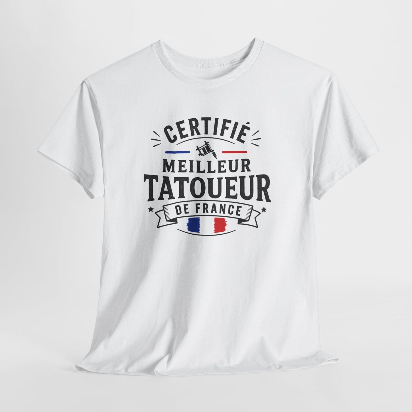 Tee Shirt Homme Tatoueur Cadeau Métier Tattoo Artiste Tatouage Professionnel Humour France