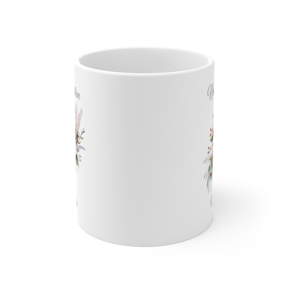 Mug Noces de Coton – 1 An de Mariage – Tasse Céramique 325 ml – Cadeau Anniversaire de Mariage Époux Épouse