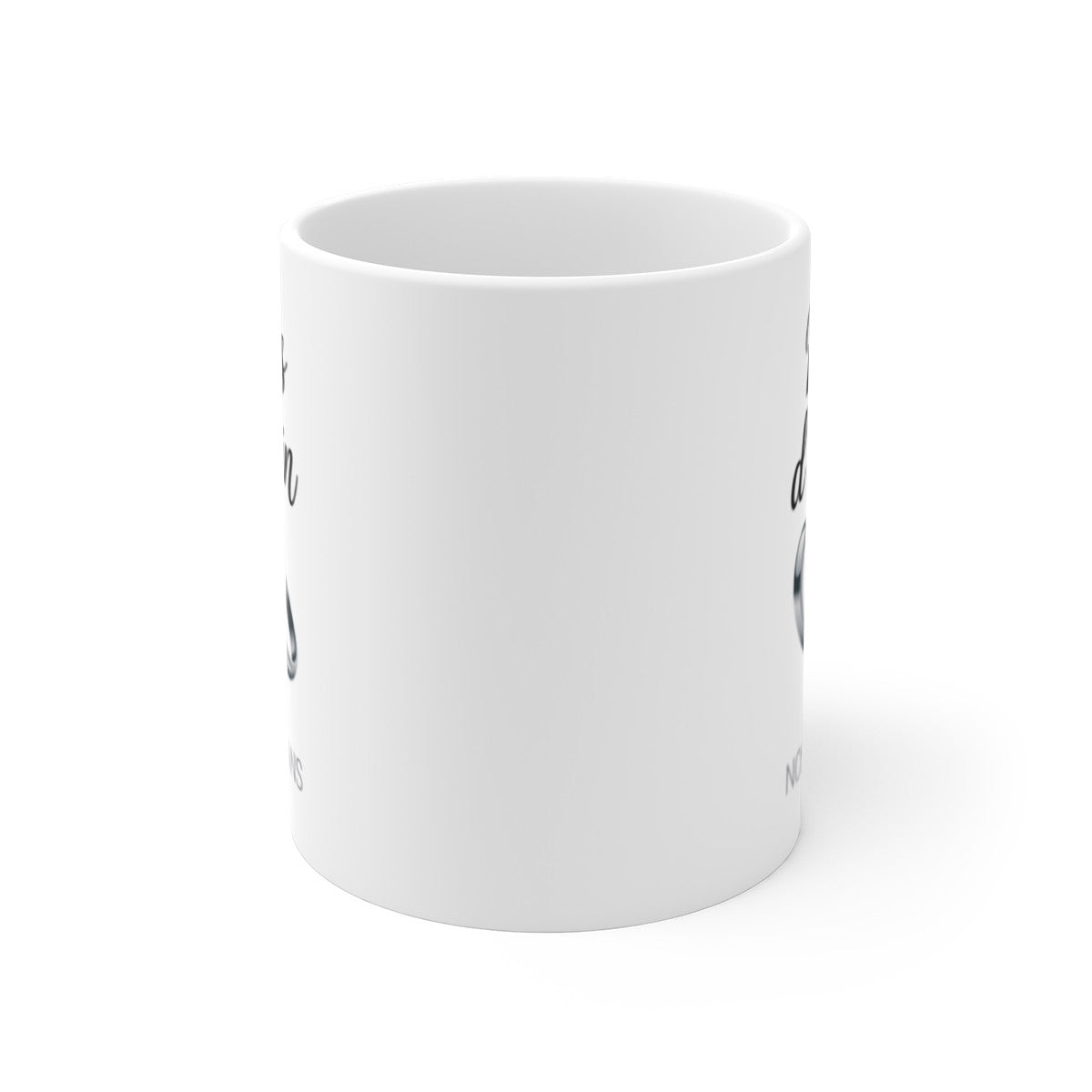 Mug Noces d’Étain – 10 Ans de Mariage – Tasse Céramique 325 ml – Cadeau Anniversaire Couple – Design Anneaux & Cœur Métallisé