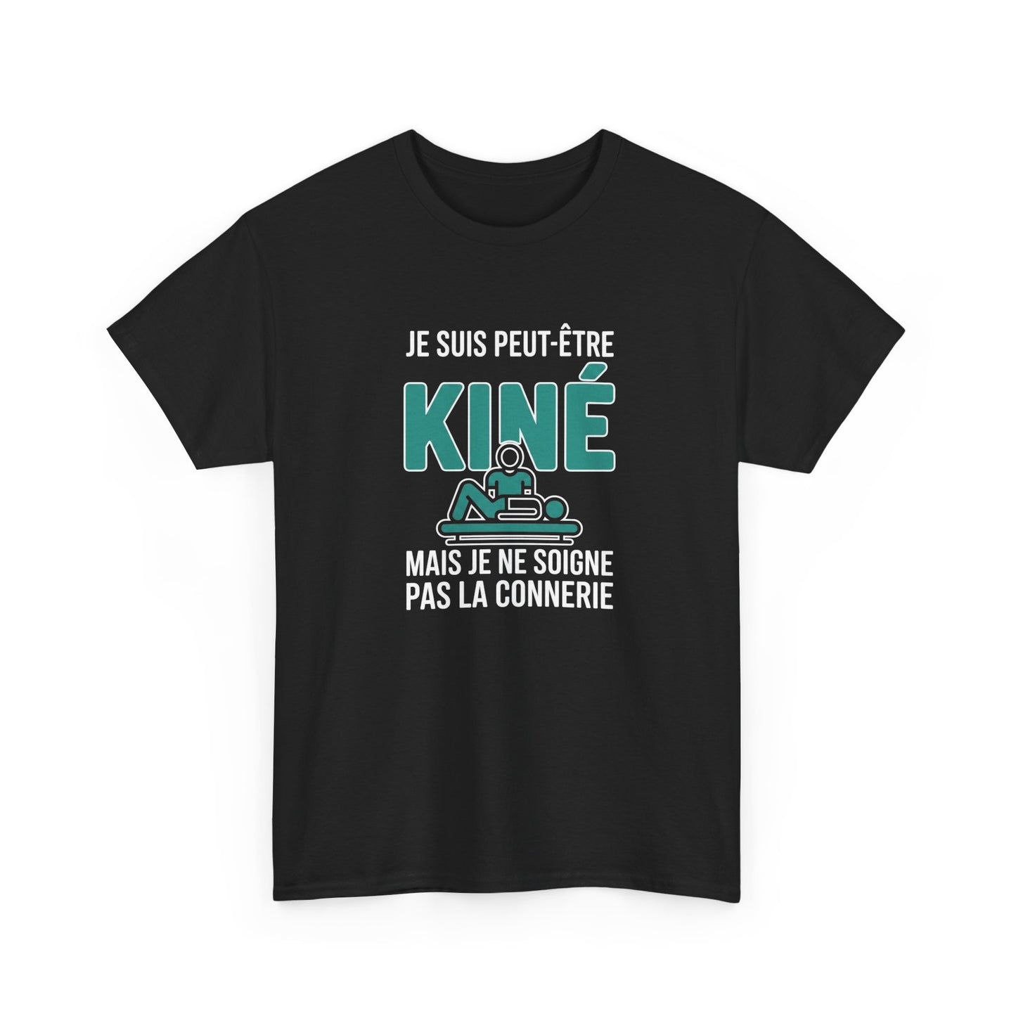 T-Shirt Kiné Humoristique Homme Femme – Tee Shirt Kinésithérapeute Drôle – Cadeau Massage Noir Blanc Gris