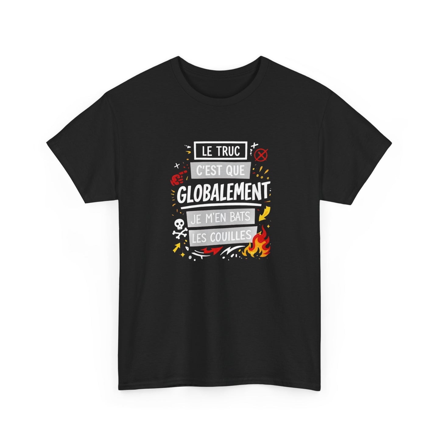 T-Shirt Humoristique Homme Femme – Tee Shirt Drôle Sarcastique – Cadeau Humour Adulte Noir Blanc Gris
