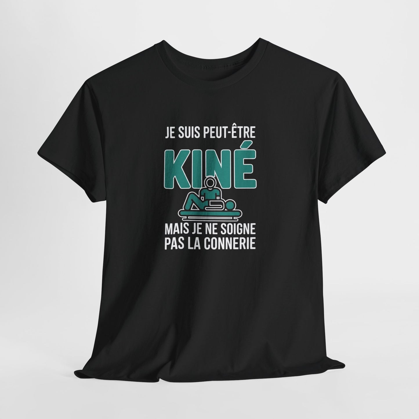 T-Shirt Kiné Humoristique Homme Femme – Tee Shirt Kinésithérapeute Drôle – Cadeau Massage Noir Blanc Gris