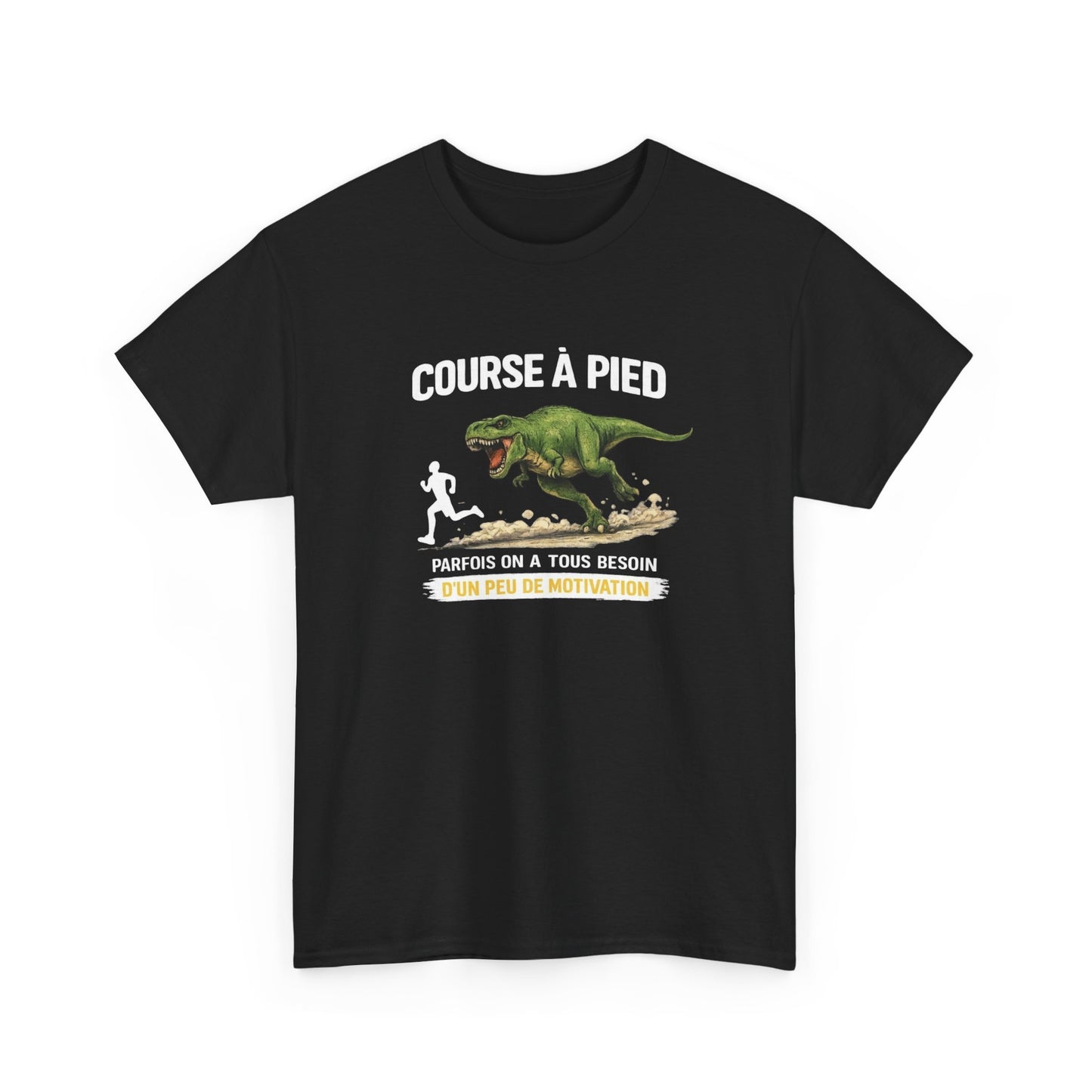 Tee Shirt Course à Pied Motivation Dinosaure – T-Rex Running humour sportif – Cadeau runner